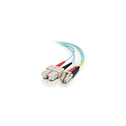Leviton C2g 3m Lc-sc 10g Om3 Taa Fiber-aqua (11007)