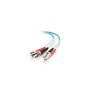 Leviton C2g 5m Lc-st 10g Om3 Taa Fiber-aqua (11013)