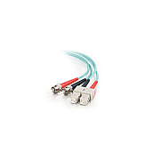 Leviton C2g 1m Sc-st 10g Om3 Taa Fiber-aqua (11020)