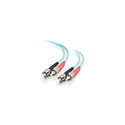 Leviton C2g 1m St-st 10g Om3 Taa Fiber-aqua (11025)
