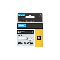 DYMO Rhino 1/4in White Perm Poly-6mm (1805442)