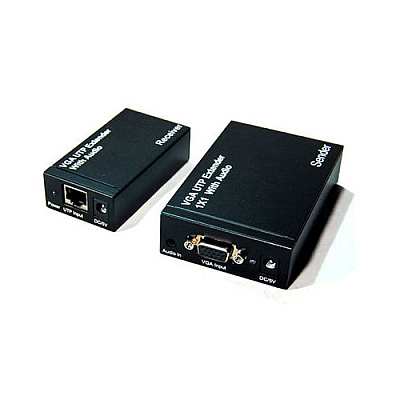 Bytecc Vga Utp Extender 1x1 Splitter W/ Audio (VGERP01)
