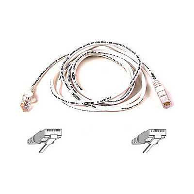 Belkin Cat6 Patch Cable Rj45m/rj45m 14ft White (A3L98014WHTS)