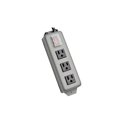 Tripp Lite 3-outlet Power Strip 15a Metal 6ft Cord (3SP)