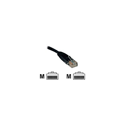 Tripp Lite 50ft Cat5e Molded Patch Cable M/m Black (N002050BK)