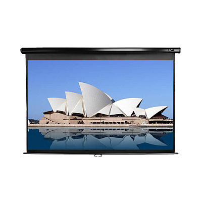 Elite Screens Manual Pull Down Screen 100 In 16:9 (M100UWH)