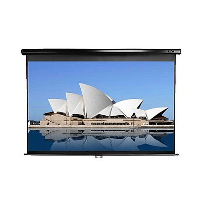Elite Screens Manual Pull Down Screen 84 In 4:3 (M84NWV)