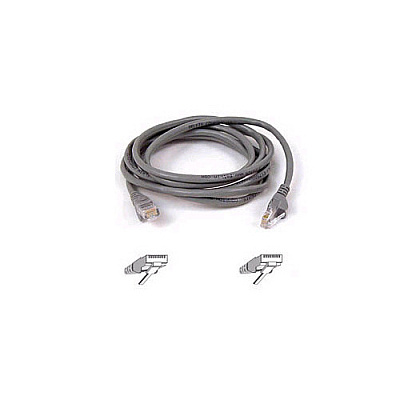Belkin Cat6 Patch Cable Rj45m/rj45m 7ft Gray (A3L900207S)
