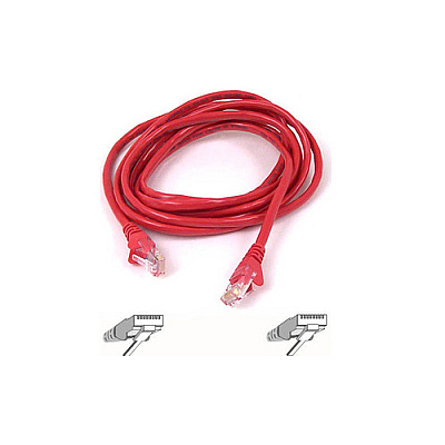 Belkin 20ft Cat6 Snagless Patch Cable Red (A3L98020REDS)