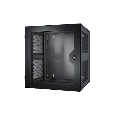 APC 13u Wall-mount Enclosure Vented Front D (AR100HD)