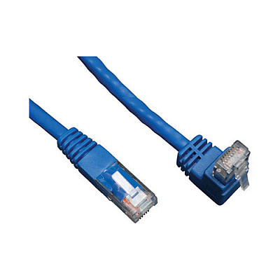 Tripp Lite 10ft Cat6 Patch Cable Up Angle Rj45 M/m (N204010BLUP)