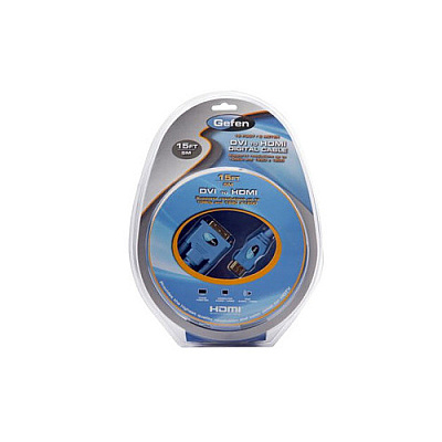 Gefen Dvi To Hdmi Locking Cable 10 Ft (m-m) (CABDVI2HDLCK10MM)