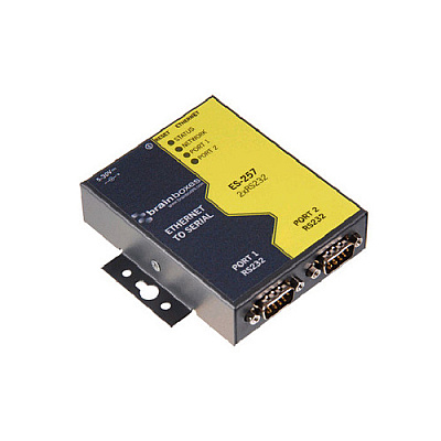Brainboxes 2 Port Rs232 Ethernet To Serial Adapter (ES257)