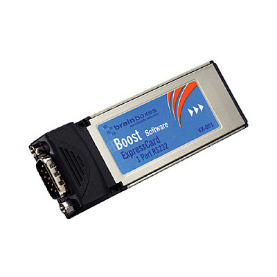 Brainboxes Expresscard 1 Port Rs232 1mbaud (VX001001)