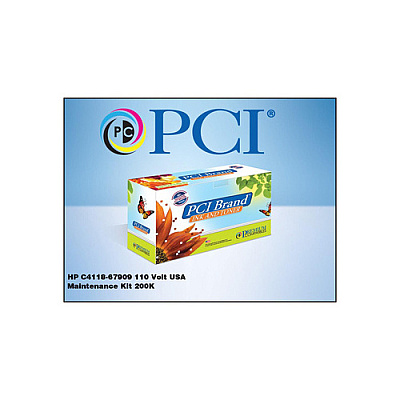PCI Brand Eco-friendly Reman Hp C4118-67909 Maintenance Kit 200k Yld For Hp Laserjet 4000, 4000n, 4000se, 4000t, 4000tn, 4050 N, 4050se, 4050t, 4050tn (C411867909PC)