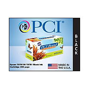 PCI Brand Eco-friendly Reman Epson 78 T078120 Black Ink Cartridge For Epson Artisan 50, Epson Stylus Photo R260, R280, R380, Rx580, Rx595, Rx680 T0781 (T078120RPC)