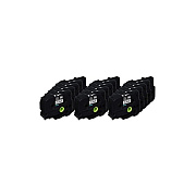 Brother 5pk Hge Tapes 24mmx8m Blk/clr Extra-str (HGES1515PK)