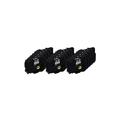 Brother 5pk Hge Tapes 24mmx8m Blk/clr Extra-str (HGES1515PK)
