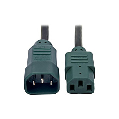 Tripp Lite 4ft Power Cord 18awg C14 To C13 Green (P004004GN)