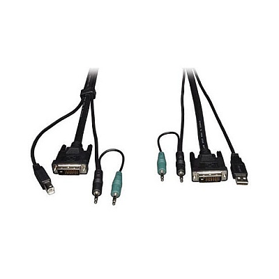 Tripp Lite Dvi / Usb / Audio Kvm Cable Kit, 10-ft. (P759010)
