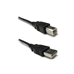 Weltron 10ft Usb 2.0 A To B Cable Black (90USBAB2.010)