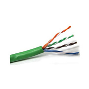 Weltron 1000ft Green Cat5e Plenum 350mhz Utp Cmp (T2404L5EPGN)