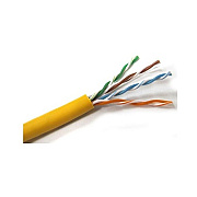 Weltron 1000ft Yellow Cat5e Plenum 350mhzutp Cmp (T2404L5EPYL)