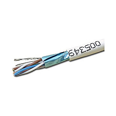 Weltron 1000ft White Cat5e Solid Shielded Cable (T2404L5ESHWH)