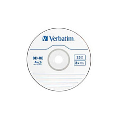 Verbatim Bd-re 25gb 2x Branded 10pk Spindle (43694)
