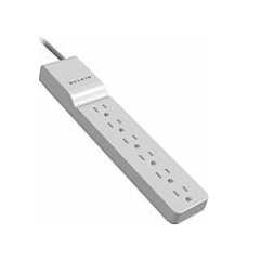 Belkin 6-outlet Home/office Surge Protector, 4 (BE106000-04)