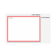 Seiko Smart Label Red Name Badge Labels. (SLPNR)