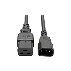 Tripp Lite Power Cord, C19 To C14 - Heavy-duty, 15a, 250v, 14 Awg, 6 Ft. (1.83 M), Black (P047006)