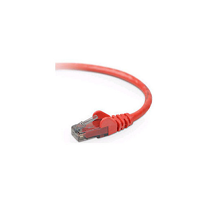 Belkin Cat6 Patch Cable Rj45m/rj45m 25ft Red (A3L980B25REDS)