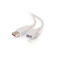 C2G 3m Usb Extension Cable - 2.0 M/f White (26686)