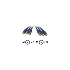 C2G 3 Ft Velocity Component Video Cable Blue (29112)