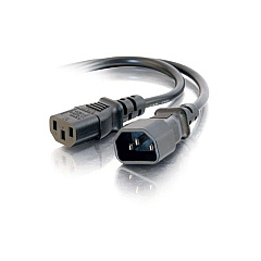 C2G 1 Ft Computer Power Cord Extension (03140)