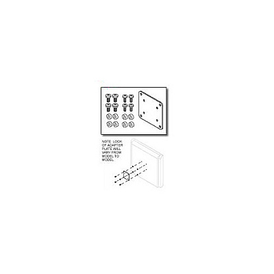 Peerless Sec Adpt Plt, Vesa 200 X 200, Blk (LCV400)