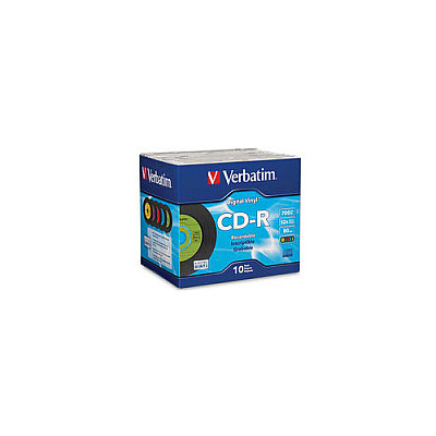Verbatim Disk,cd-r 80min,branded,16x,digitalvinyl (VER94439)