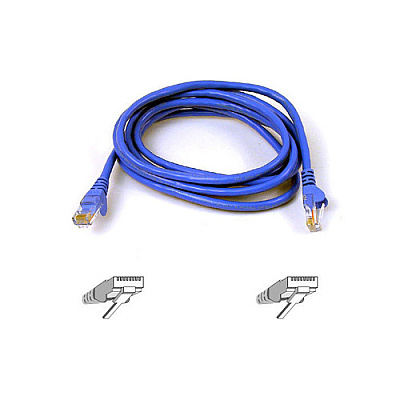 Belkin 30ft Cat6 Snagless Patch Cable Blue (A3L98030BLUS)