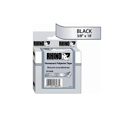 DYMO Rhino 3/8 Metallized Permanent Labels (18485)