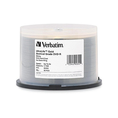 Verbatim Disk,dvd-r,4.7g,8x,50/spindle (VER95355)