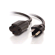 C2G 3ft Outlet Saver Power Extension Cord (03114)