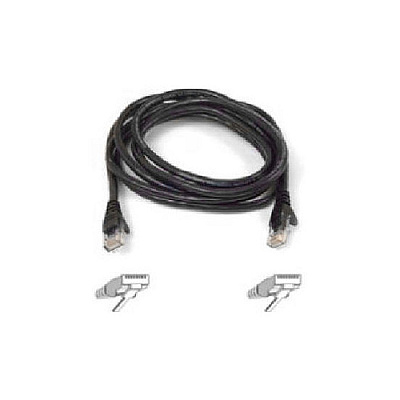 Belkin Snagless Cat6 Patch Cable/4pair/rj45mm (A3L980B50BLKS)