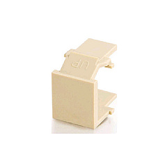 C2G Snap-in Blank Keystone Module Ivory (03810)