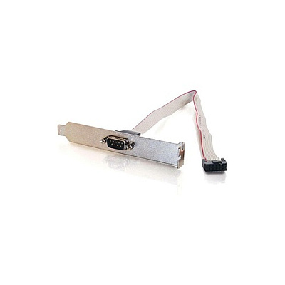 C2G Db9m Serial Add-a-port Adptr W/bracket (09480)