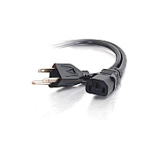 C2G 25ft Universal Power Cord Black (14719)