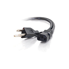 C2G 25ft Universal Power Cord Black (14719)