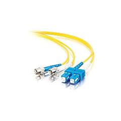 Leviton C2g 2m Sc-st 9/125 Os1 Fiber Cbl-ylw (15289)