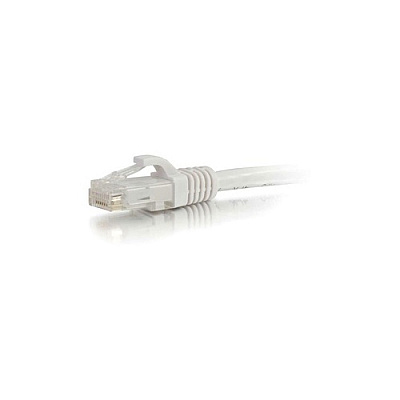 C2G 7ft Cat5e Snagless Utp Cbl-wht (19478)