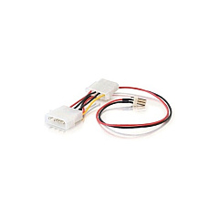 C2G 6in 3-pin Fan To 4-pin Pass Thru Pwr Cbl (27078)